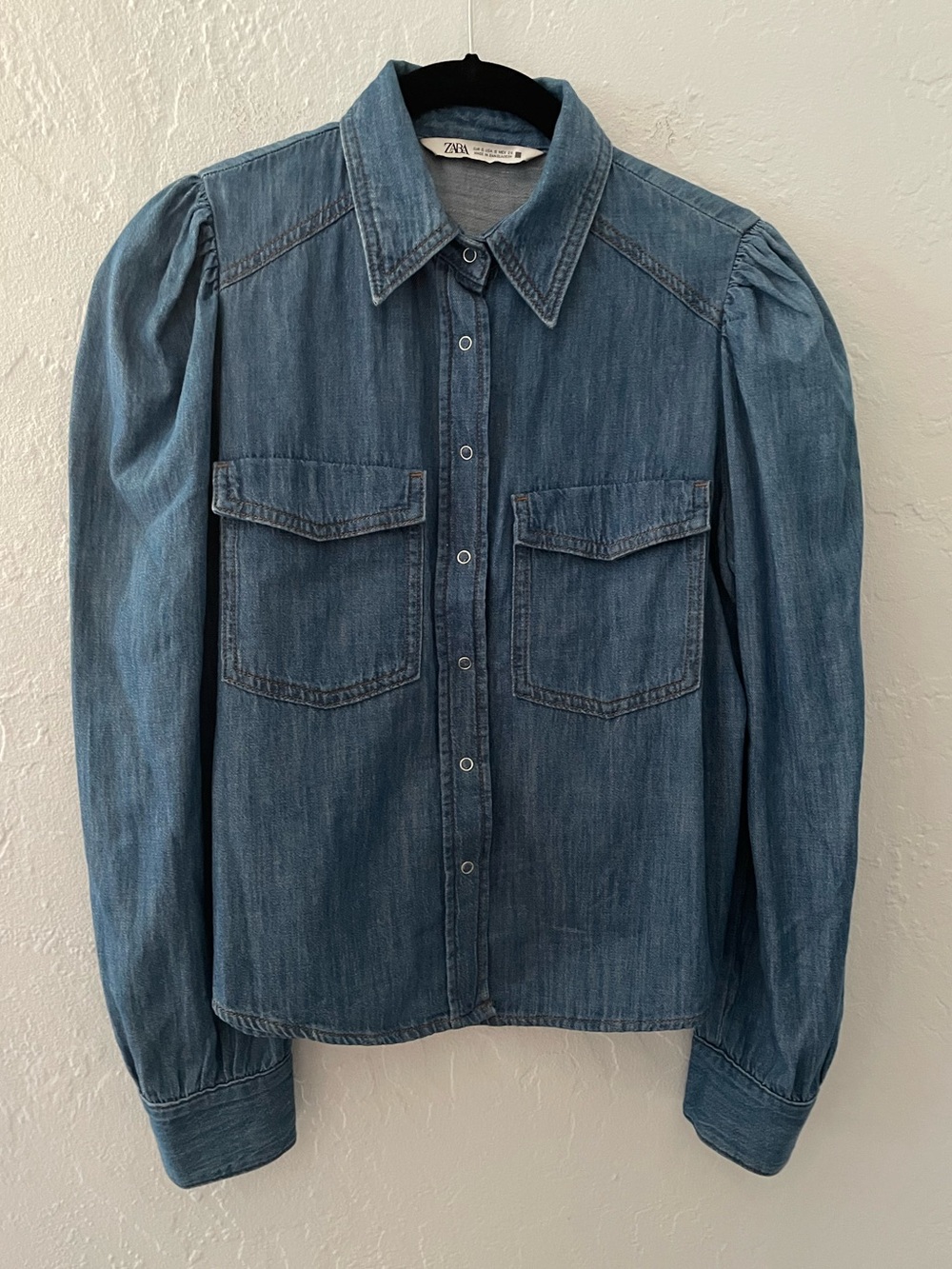 Zara Denim Blouse